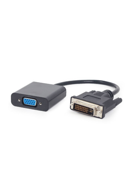 Gembird A-DVID-VGAF-01 adaptador de cable de vídeo 0,2 m DVI-D VGA (D-Sub) Negro