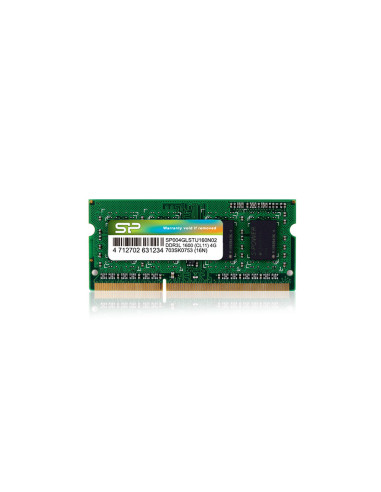 Silicon Power SP004GLSTU160N02 módulo de memoria 4 GB 1 x 4 GB DDR3L 204-pin SO-DIMM