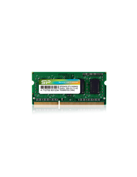 Silicon Power SP004GLSTU160N02 módulo de memoria 4 GB 1 x 4 GB DDR3L 204-pin SO-DIMM