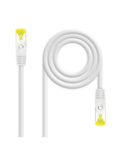 Nanocable Cable de red latiguillo RJ45 LSZH Cat.6A SFTP AWG26, Blanco, 3.0 m