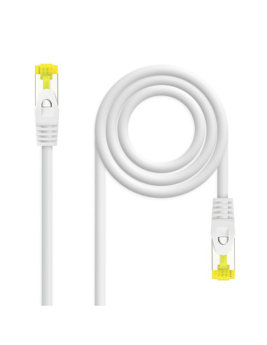 Nanocable Cable de red latiguillo RJ45 LSZH Cat.6A SFTP AWG26, Blanco, 3.0 m
