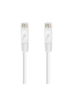 Nanocable Cable de red latiguillo RJ45 LSZH Cat.6A UTP AWG24, Blanco, 3.0m 2