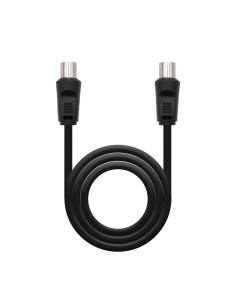 Nanocable 10.26.0202 cable coaxial 3C-2V 1,8 m 9,5 mm Negro