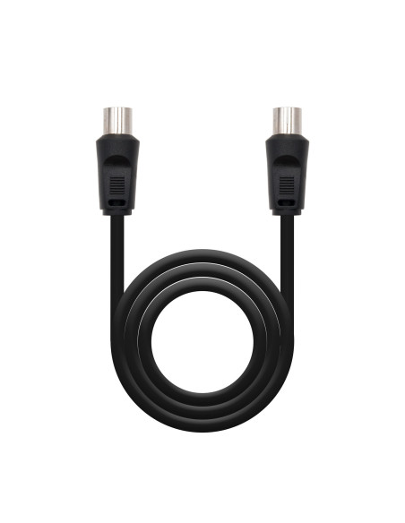 Nanocable 10.26.0202 cable coaxial 3C-2V 1,8 m 9,5 mm Negro