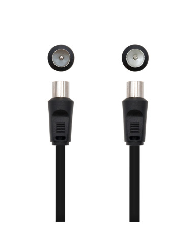 Nanocable 10.26.0202 cable coaxial 3C-2V 1,8 m 9,5 mm Negro