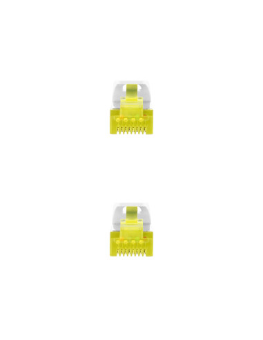 Nanocable Cable de red latiguillo RJ45 LSZH Cat.6A SFTP AWG26, Blanco, 1.0 m