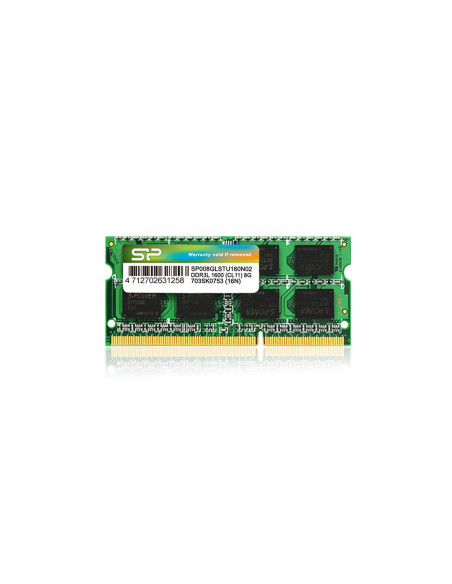 Silicon Power 8GB DDR3L SO-DIMM módulo de memoria 1 x 8 GB 204-pin SO-DIMM