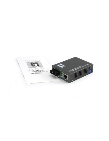 LevelOne Convertidor SC SMF 10 100BASE-TX a 100BASE-FX PoE PD