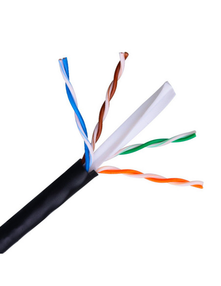 AISENS A135-0263 cable de red Negro 100 m Cat6 U UTP (UTP)
