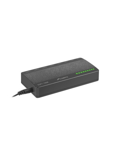 Lanberg DSP1-1008 switch No administrado Gigabit Ethernet (10 100 1000) Negro, Gris