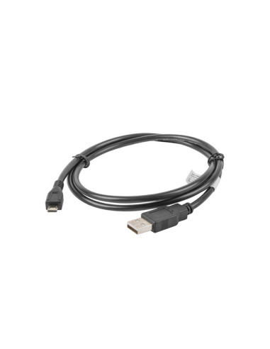 Lanberg CA-USBM-10CC-0010-BK cable USB USB 2.0 1 m Micro-USB B USB A Negro