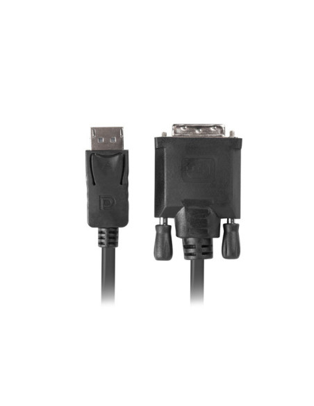 Lanberg CA-DPDV-10CU-0018-BK adaptador de cable de vídeo 1,8 m DisplayPort DVI-D Negro
