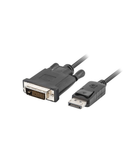 Lanberg CA-DPDV-10CU-0018-BK adaptador de cable de vídeo 1,8 m DisplayPort DVI-D Negro