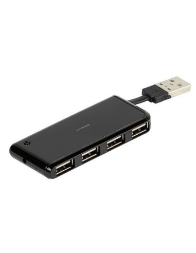 Vivanco IT-USBHUB4SL USB 2.0 480 Mbit s Negro