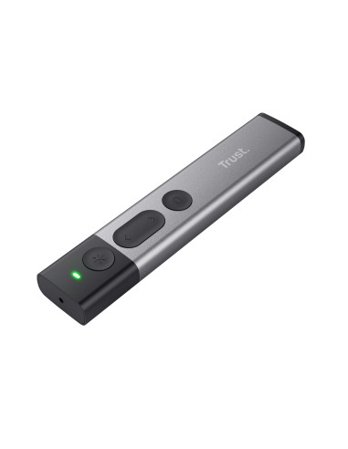 Trust Kazun apuntador inalámbricos RF Aluminio, Negro