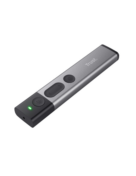 Trust Kazun apuntador inalámbricos RF Aluminio, Negro