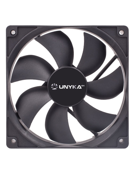 UNYKAch 51800 sistema de refrigeración para ordenador Carcasa del ordenador Ventilador 12 cm Negro
