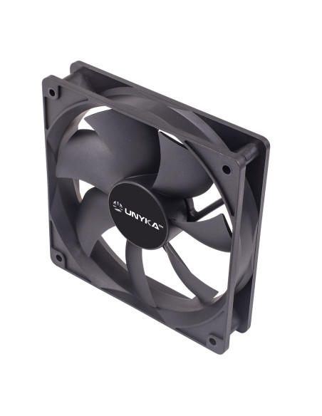 UNYKAch 51800 sistema de refrigeración para ordenador Carcasa del ordenador Ventilador 12 cm Negro