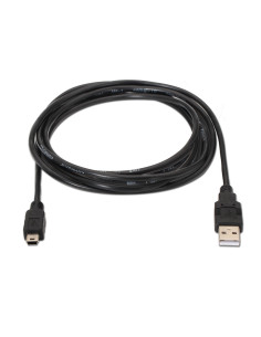 AISENS A101-0023 cable USB USB 2.0 0,5 m USB A Mini-USB B Negro 2