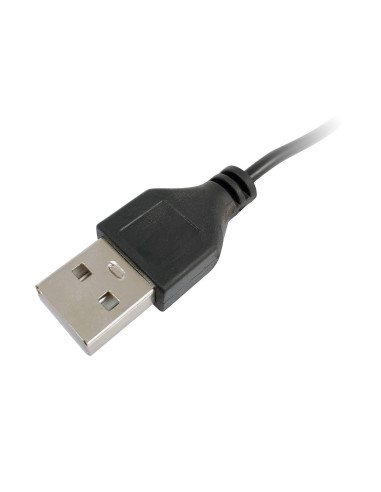Equip 119038 adaptador de cable de vídeo 0,2 m VGA (D-Sub) + 3,5mm DVI-D + USB Negro