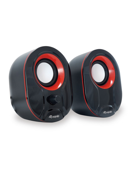 Equip 245332 altavoz Negro, Rojo Alámbrico 3 W