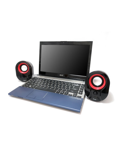 Equip 245332 altavoz Negro, Rojo Alámbrico 3 W