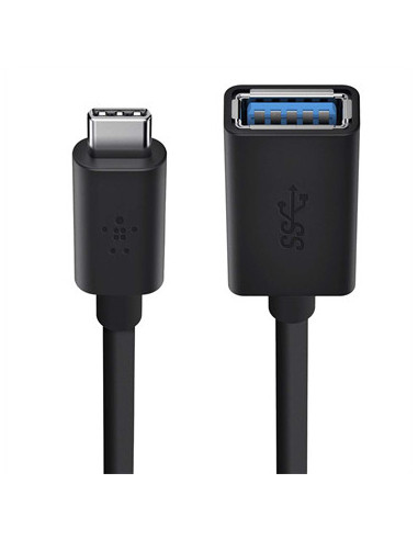 Belkin F2CU036btBLK cable USB USB 3.2 Gen 1 (3.1 Gen 1) USB C USB A Negro