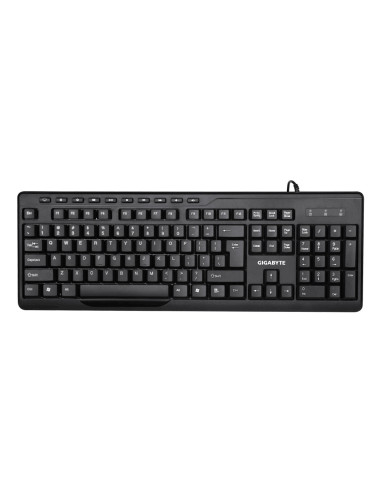 GIGABYTE KM6300 teclado Ratón incluido USB Negro