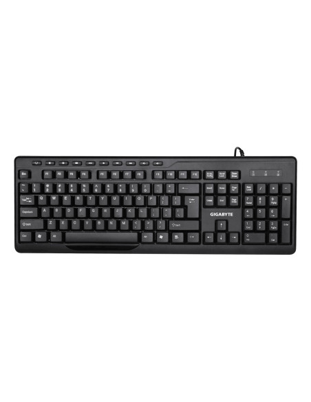 GIGABYTE KM6300 teclado Ratón incluido USB Negro