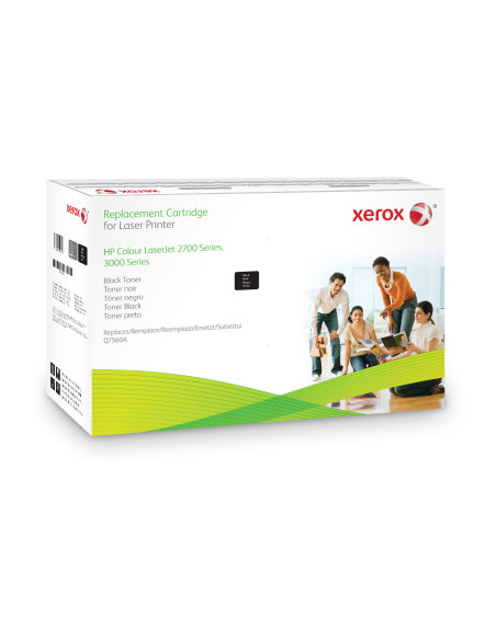 Xerox Cartucho de tóner negro. Equivalente a HP Q7560A. Compatible con HP Colour LaserJet 2700, Colour LaserJet 3000
