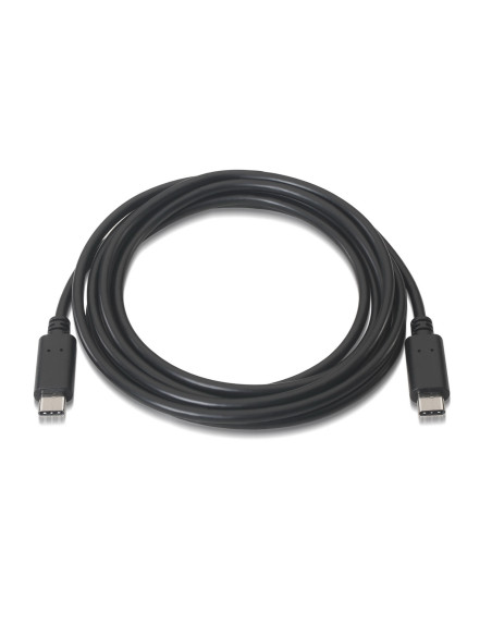 AISENS A107-0055 cable USB USB 2.0 0,5 m USB C Negro