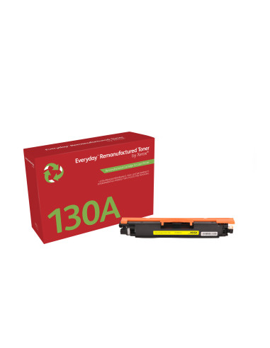 Tóner Everyday™ Amarillo remanufacturado de Xerox es compatible con HP 130A (CF352A), Capacidad estándar