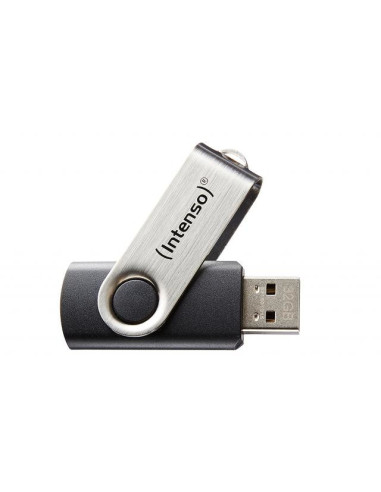Intenso Basic Line unidad flash USB 64 GB USB tipo A 2.0 Negro, Plata