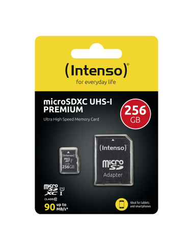 Intenso microSD Karte UHS-I Premium 256 GB Clase 10