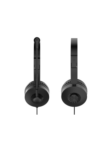 Equip 245301 auricular y casco Auriculares Alámbrico Diadema Llamadas Música Negro