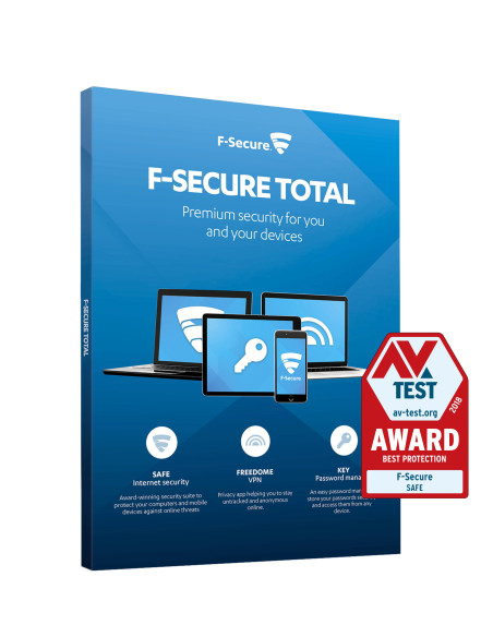 F-SECURE Total Security and Privacy Seguridad de antivirus Completo Plurilingüe 2 año(s)