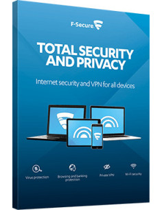 F-SECURE Total Security and Privacy Seguridad de antivirus Completo Plurilingüe 2 año(s) 2