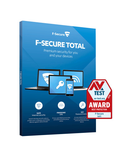 F-SECURE Total Security and Privacy Seguridad de antivirus Plurilingüe 2 año(s)