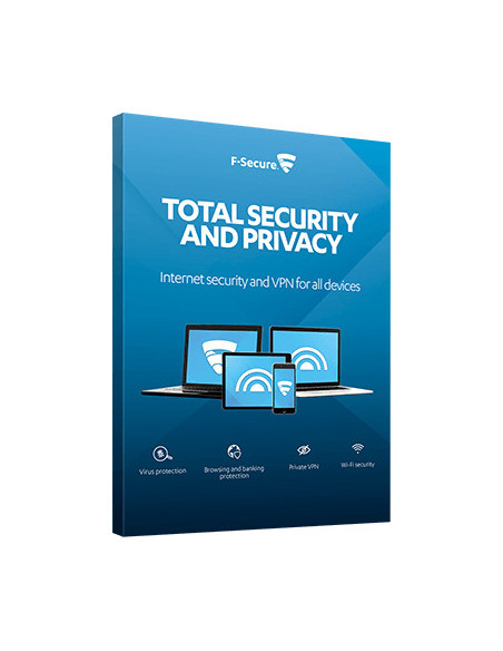 F-SECURE Total Security and Privacy Seguridad de antivirus Plurilingüe 2 año(s)