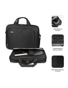 SUBBLIM Maletín Ordenador Oxford Laptop Bag 15,4-16" Black 2