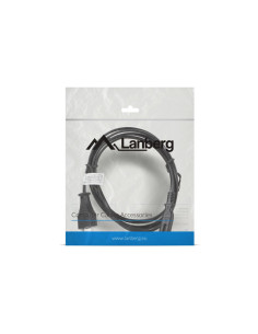 Lanberg CA-C7CA-10CC-0018-BK cable de transmisión Negro 1,8 m C7 acoplador CEE7 16 2