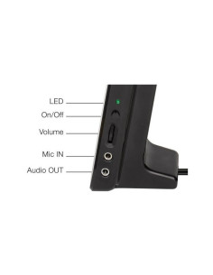 Vivanco IT-CSP 2.0 Negro Alámbrico 4 W 2