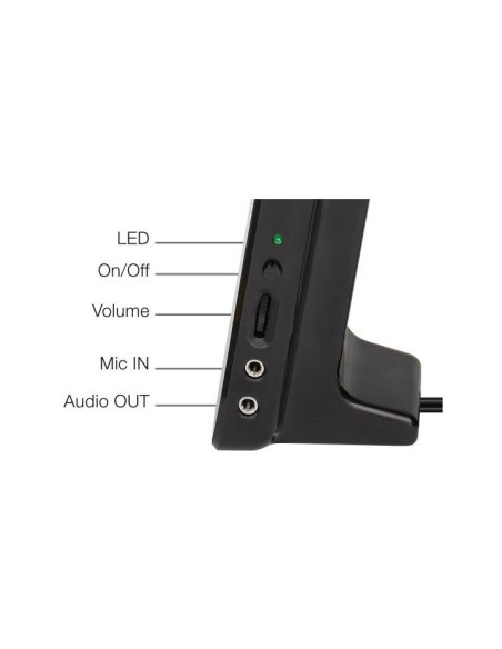 Vivanco IT-CSP 2.0 Negro Alámbrico 4 W