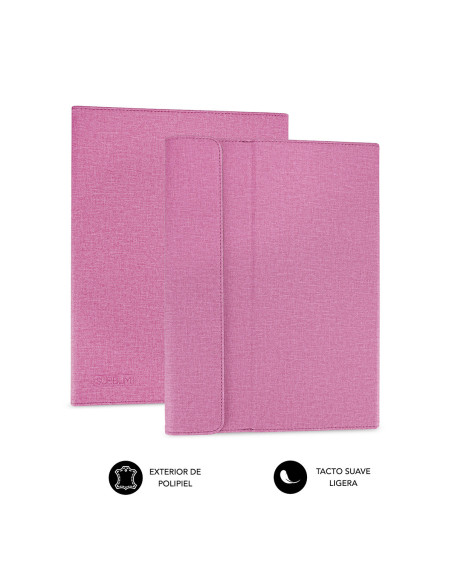 SUBBLIM Funda Tablet Clever Stand Tablet Case 10,1" Pink