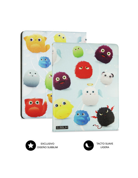 SUBBLIM Funda Tablet Universal TRENDY CASE FURRY 10.1"