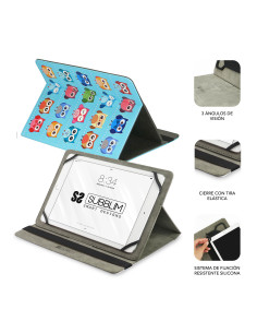 SUBBLIM Funda Tablet Universal TRENDY CASE OWLS 10.1" 2