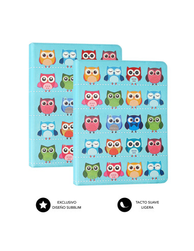 SUBBLIM Funda Tablet Universal TRENDY CASE OWLS 10.1"