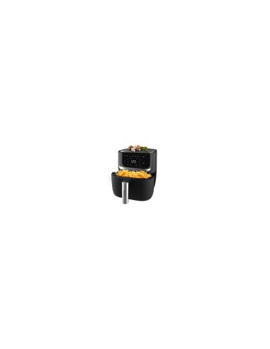 Cecotec 03214 freidora Sencillo 5,5 L Independiente 1700 W Freidora de aire caliente Negro, Acero