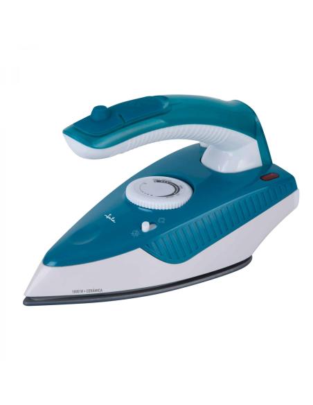 JATA JEPL2810 plancha Plancha a vapor Suela de cerámica 1000 W Turquesa, Blanco