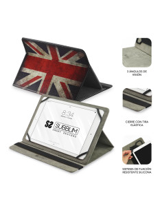 SUBBLIM Funda Tablet Universal TRENDY CASE ENGLAND 10.1" 2
